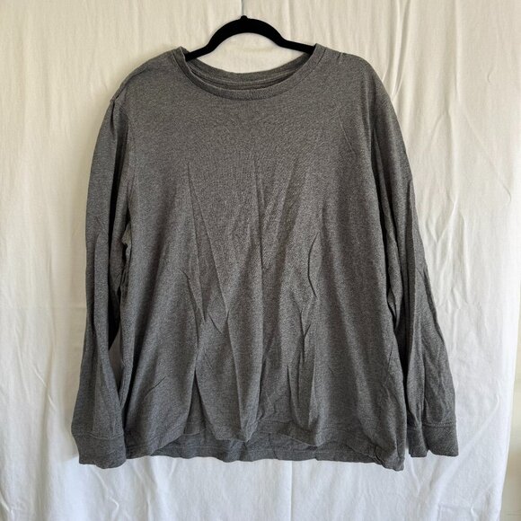 George Other - George Men’s Long Sleeve Gray Crewneck Tee Shirt – Size 2XL
